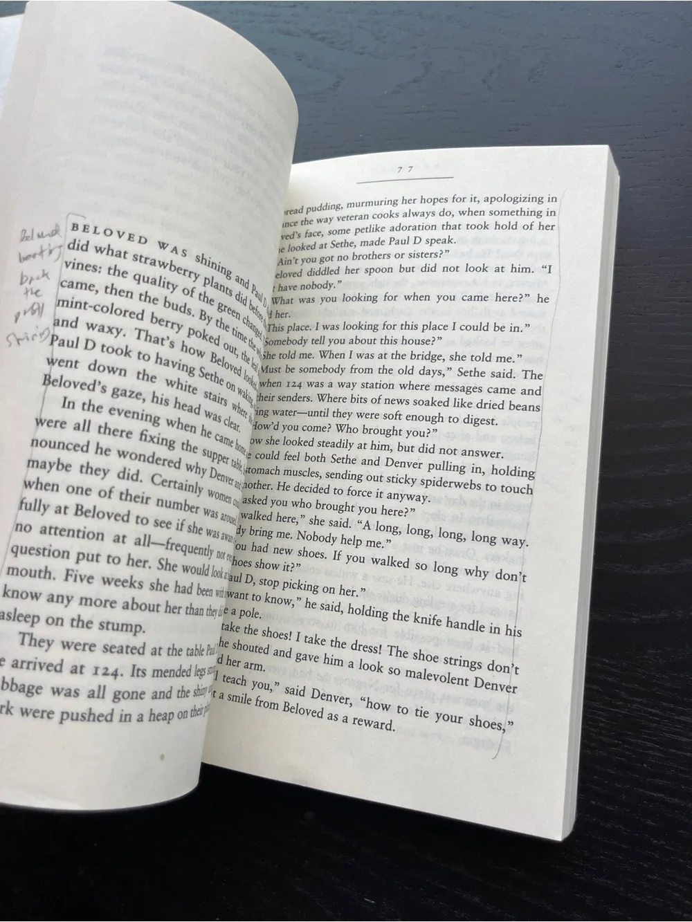 Vintage International Beloved Toni Morrison Paperback Red Book Approx 8 Inch